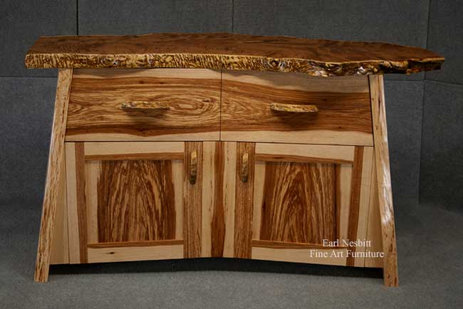 cabinet facing front